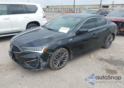 2019 Acura Ilx Premium A-Spec Packages/Technology A-Spec Packages z USA, uszkodzony, nr VIN 19UDE2F86KA014320